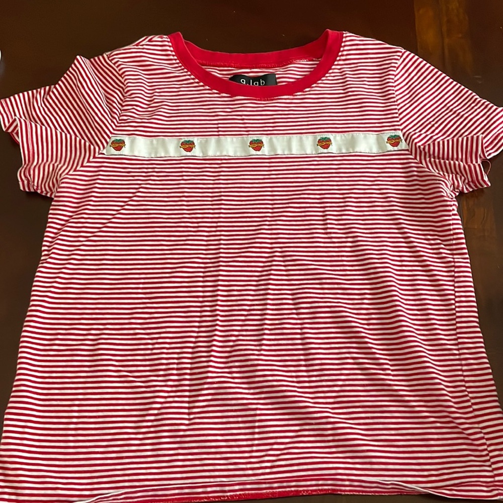 Striped Strawberry T-shirt